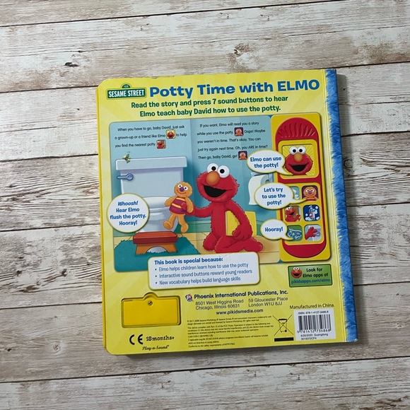 Sesame Street Elmo Potty Time Book - Picture 3 of 3